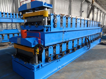 Custom Metal Roof Roll Forming Machine , PU Sandwich Panel Top & Bottom Sheet Roll Former