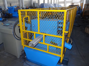 Hydraulic Cutting Type Downspout Roll Forming Machine For Square Shape Down Pipes