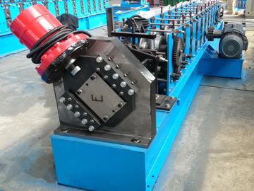 Chain Driven Steel Roll Forming Equipment For 2 Sizes U Channel Sections