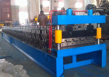 Chain Driven IBR Metal Roof Roll Forming Machine PLC Controlled With Curving Unit