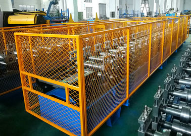 Custom Metal Roof Roll Forming Machine , Trapezoidal Wall Panel Cold Roll Former